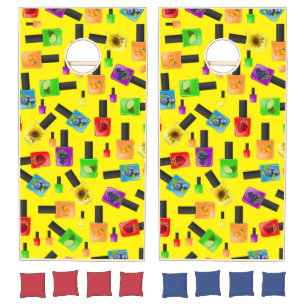 Cornhole Set Barbershop Beauty Nail Polish Salon
