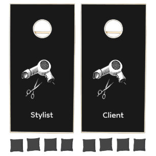 Cornhole Set Barbershop Stylist Beauty Salon
