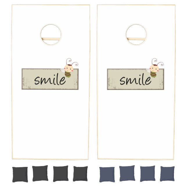 Cornhole Set Bumblebee Smile (Set)