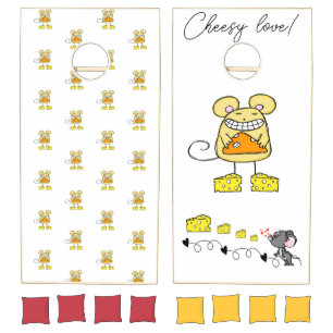 Cornhole Set Cheesy Love