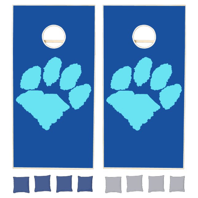 Cornhole Set - Citadel - SC - Bulldogs (Set)