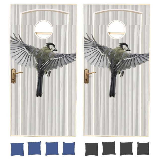 Cornhole Set Eagle Nature Stripe (Set)