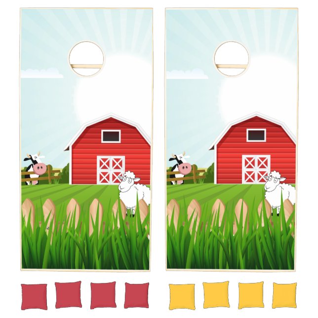 Cornhole Set - Farmyard (Set)