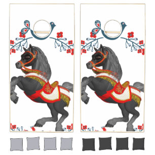 Cornhole Set Horse