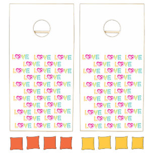 Cornhole Set Love