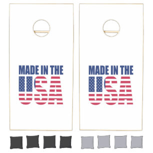 Cornhole Set Made in the USA Stripes