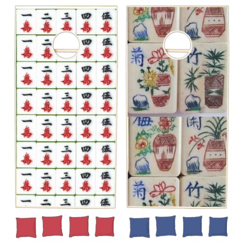 Cornhole Set Mahjong