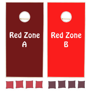 Cornhole Set Maroon & Red Zone 