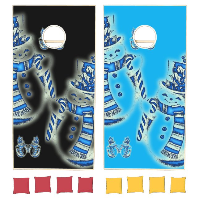 Cornhole Set Merry Christmas Snowman (Set)