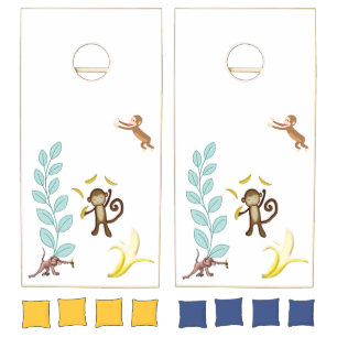 Cornhole Set Monkey Bananas 