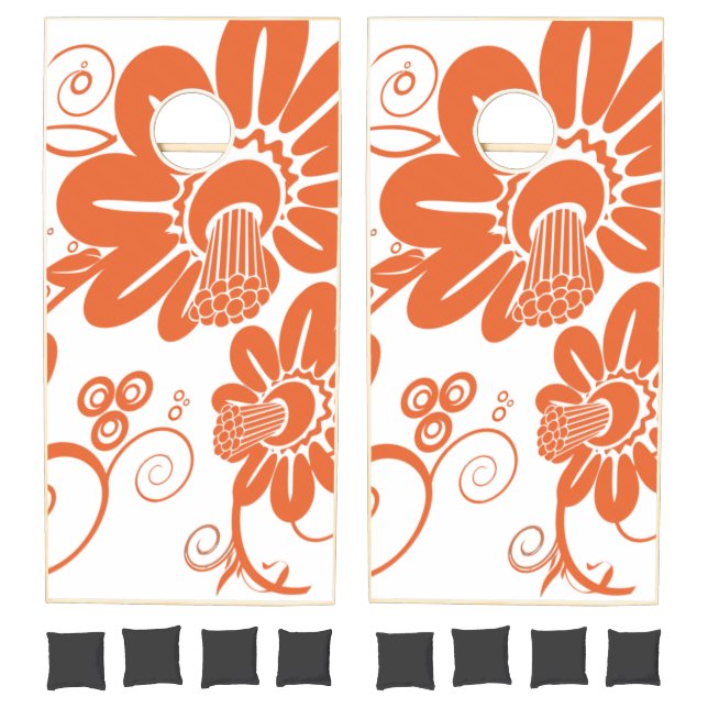 Cornhole Set Orange  (Set)