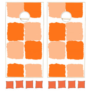 Cornhole Set Orange Square