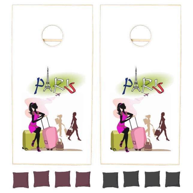 Cornhole Set Paris France  (Set)