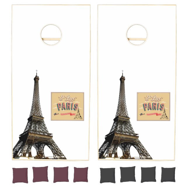 Cornhole Set Paris France  (Set)