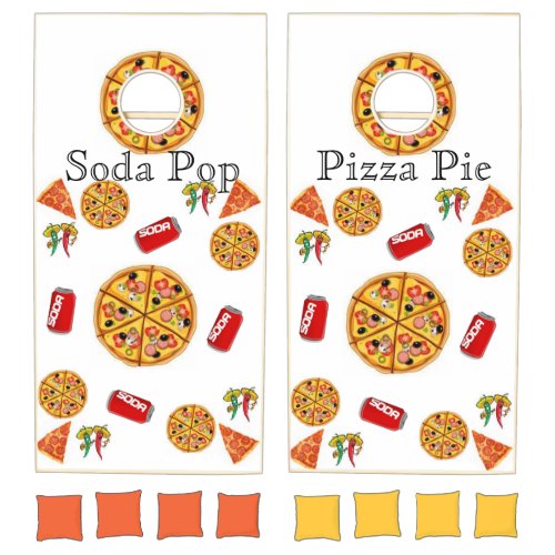 Cornhole Set Pizza Pizzeria