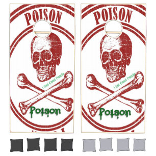 Cornhole Set Poison Eat See Dead People