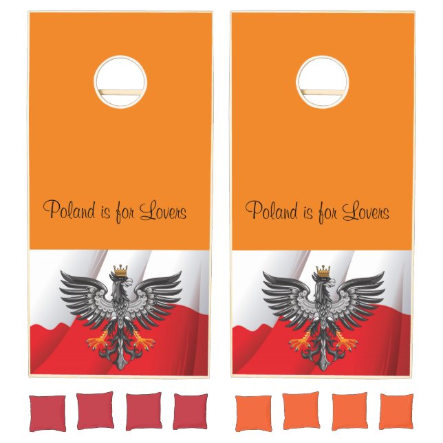 Cornhole Set Poland is for Lovers  (Set)