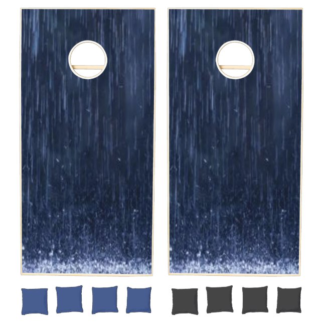 Cornhole Set Rain  (Set)
