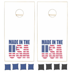 Cornhole Set RED White & Blue Made in the USA