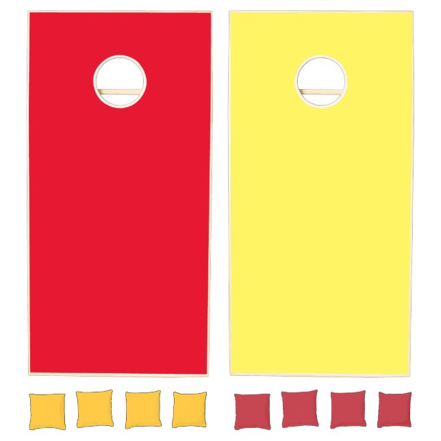 Cornhole Set Red, Yellow  (Set)