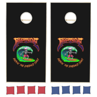 Cornhole Set RIPTIDE Surfer Logo