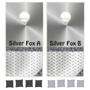 Cornhole Set Silver Fox