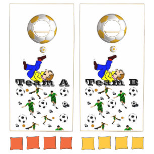 Cornhole Set Soccer Ball Soccer Player