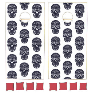 Cornhole Set SUGAR SKULLS CUSTOMIZABLE DESIGN