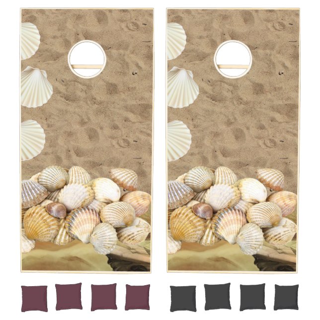 Cornhole Set Summer Beach House Fun (Set)