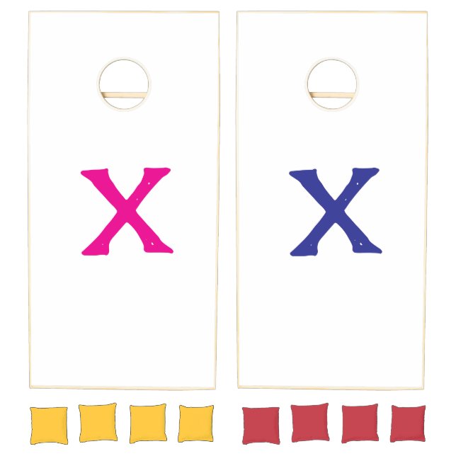 Cornhole Set X Pink Blue (Set)