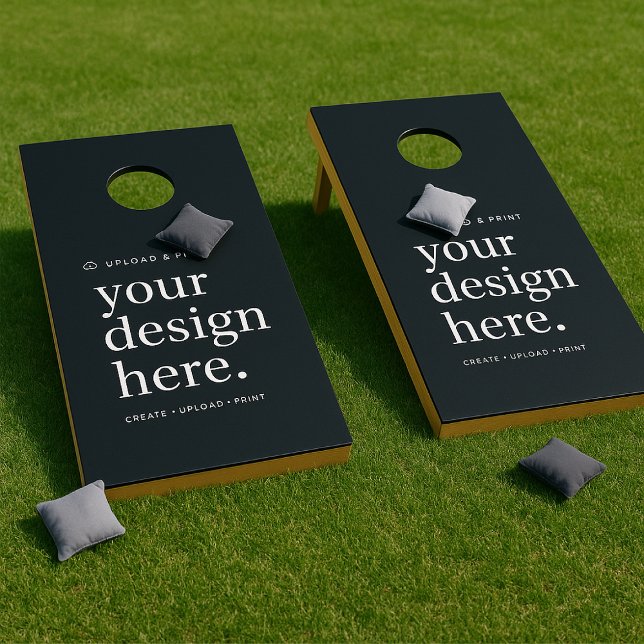 Cornhole Set Your Design Upload (Versatile cornhole set template for business, events, weddings, special occasions & more!)