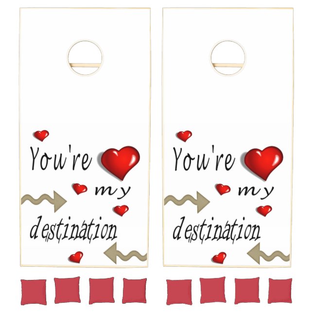 Cornhole Set Your my Destination (Set)