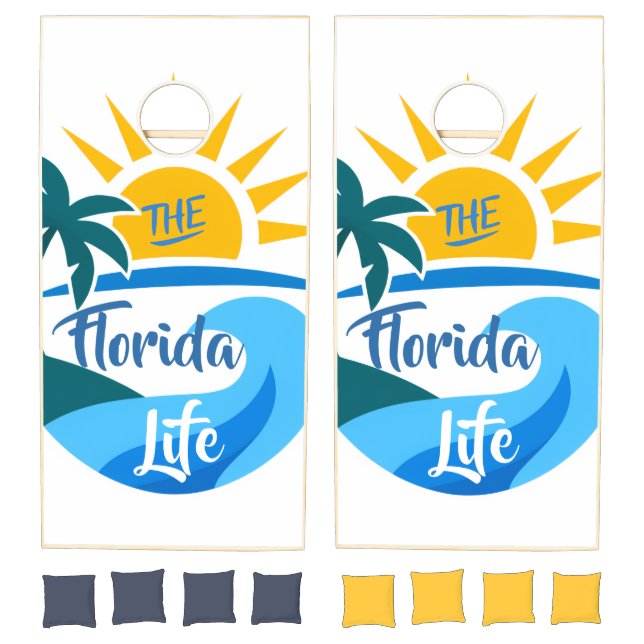 Cornhole Sets Florida Style (Set)