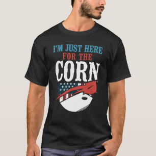 Cornhole Team Bean Bag Player Champ American Flag  T-Shirt