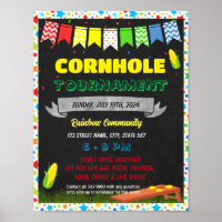 Cornhole Tournament Fundraiser template