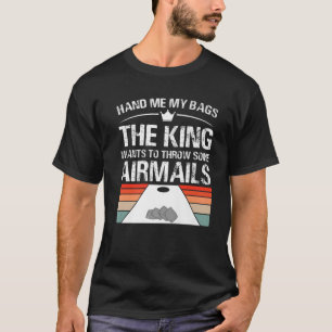 Cornhole Vintage Corn Hole King Retro Cornhole Pla T-Shirt