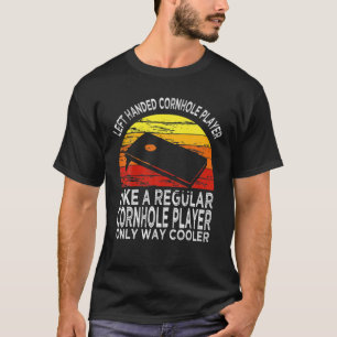 Cornhole Vintage Left Handed Cornhole Player T-Shirt