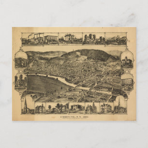 Corning New York (1882) Postcard