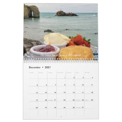 Cornish Adventures beautiful parts of Cornwall Calendar