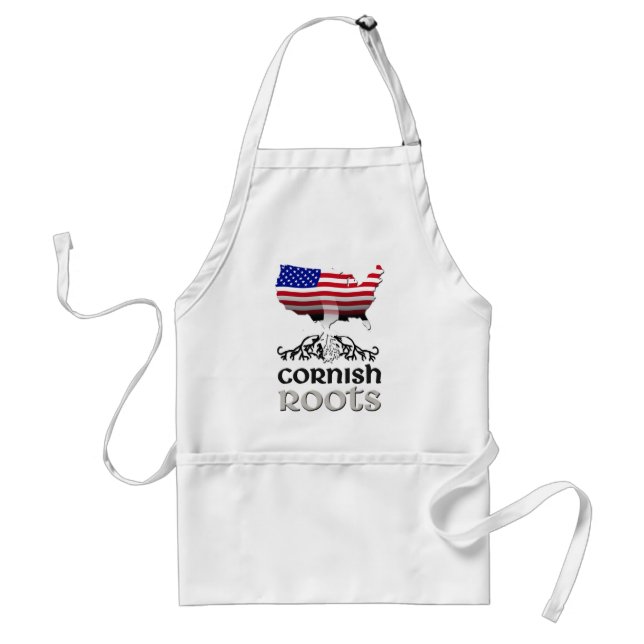 Cornish American Ancestry Roots Adult Apron (Front)