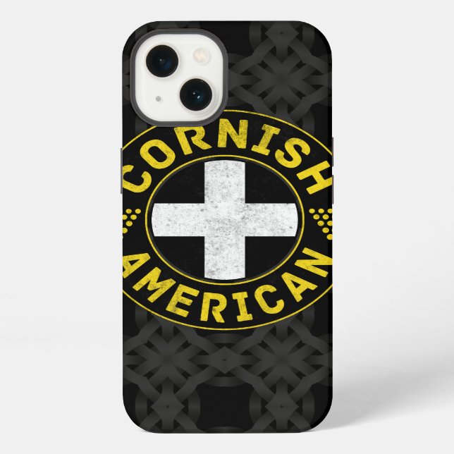Cornish American Flag Iphone Case (Back)