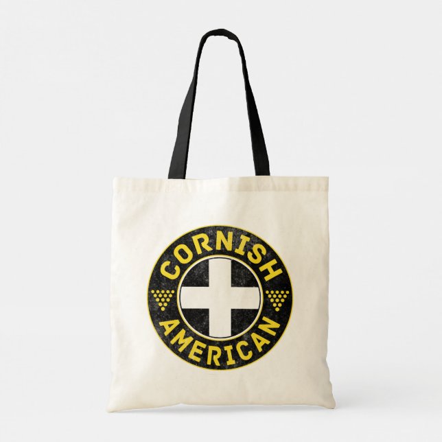 Cornish American Flag Tote Bag (Back)