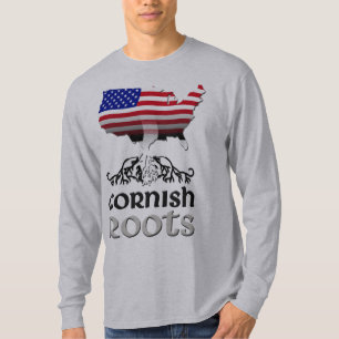 Cornish American Saint Piran's Flag T-Shirt