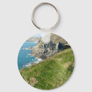 Cornish coast keychain
