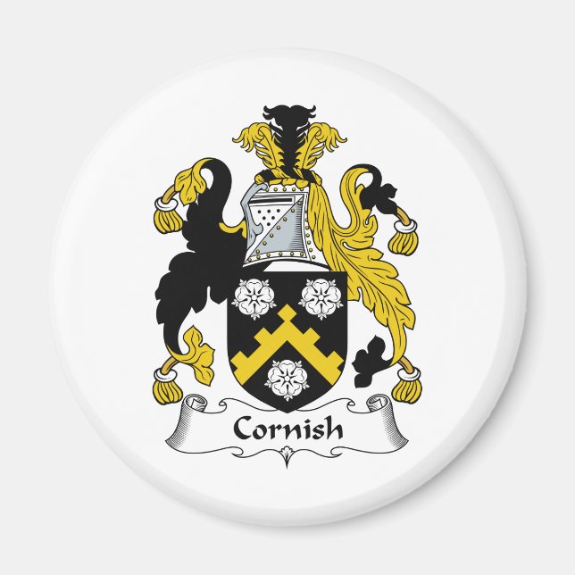 Cornish Family Crest Magnet (Front)