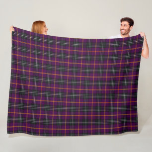 Cornish Family Tartan - Curnow Fleece Blanket