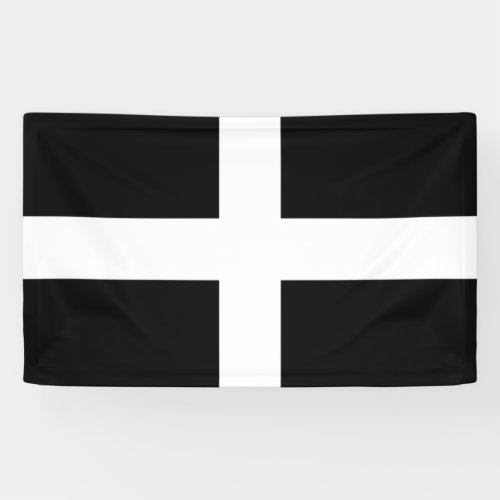 Cornish Flag Cornwall County of England UK Banner