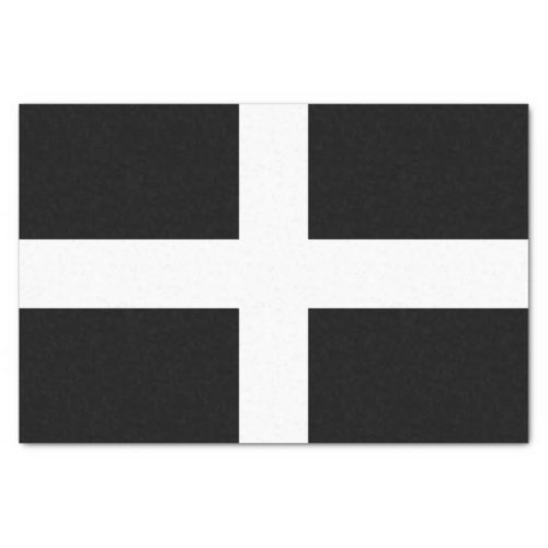 Cornish Flag Cornwall County of England UK Tissue Paper