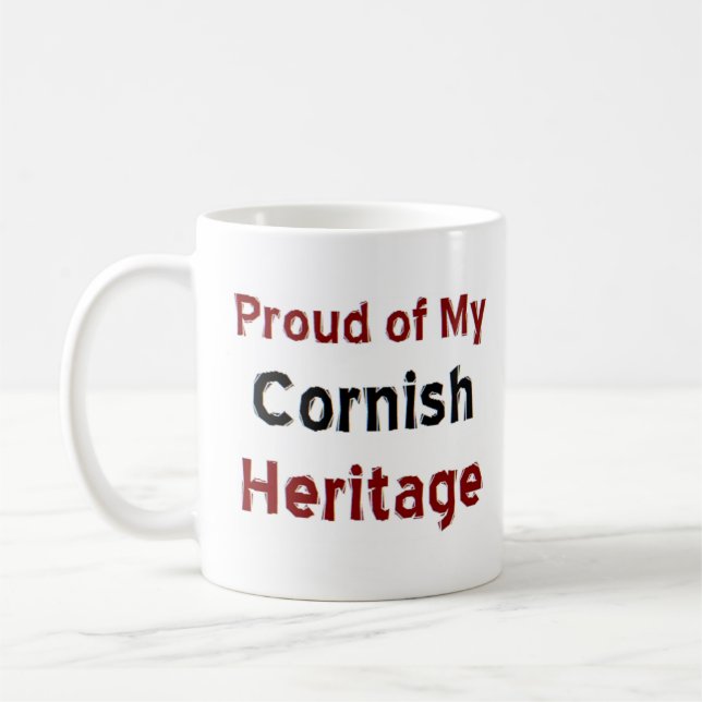 cornish heritage coffee mug (Left)