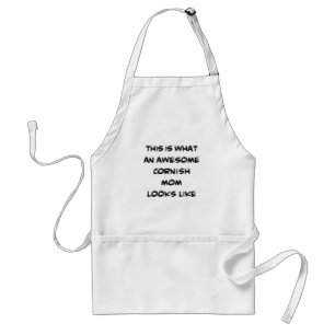 cornish mom, awesome adult apron